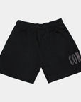 Heavyweight 'Artisan' Rhinestone Shorts - Black