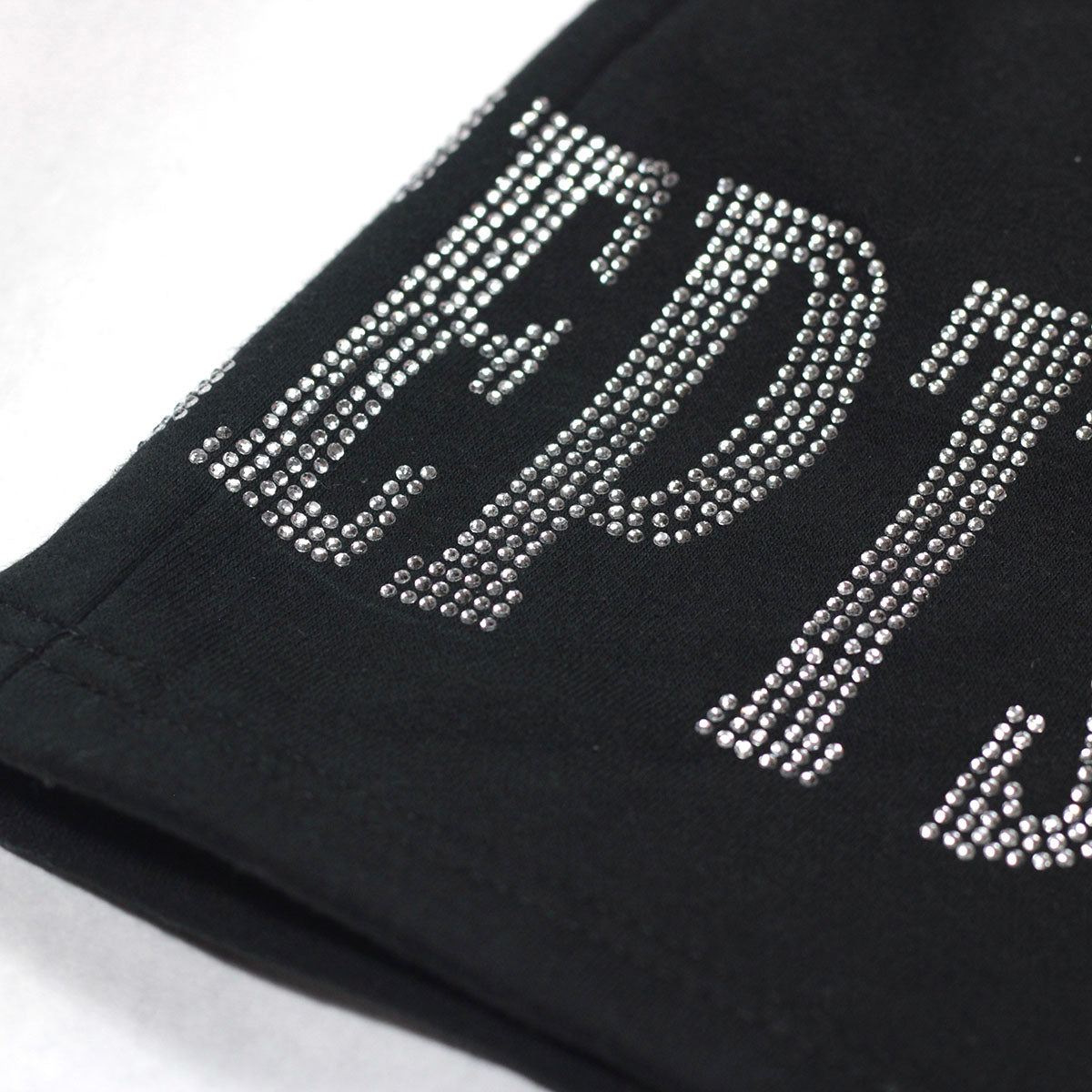 Heavyweight 'Artisan' Rhinestone Shorts - Black