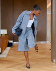 Cool Gray "Sheet Metal" Heavy Denim Jacket V2