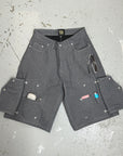 Cool Gray "Sheet Metal" Heavy Denim Shorts V2 (Intro Pricing; will increase)
