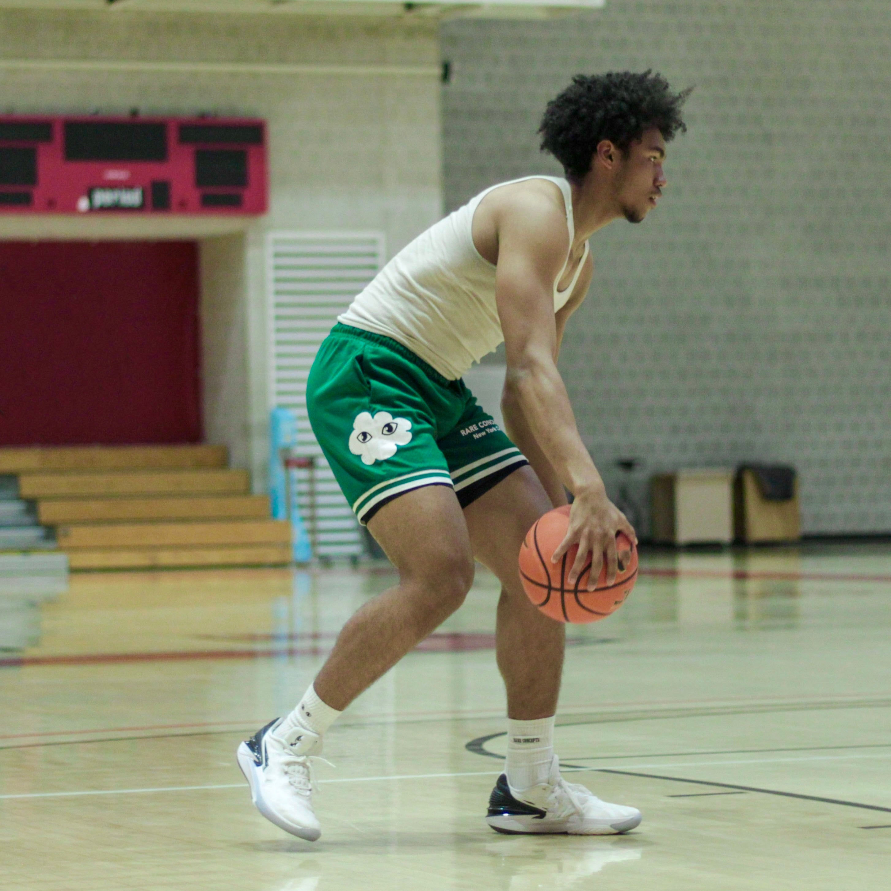 Midweight 'City' Mesh Shorts - 'Pine' Green