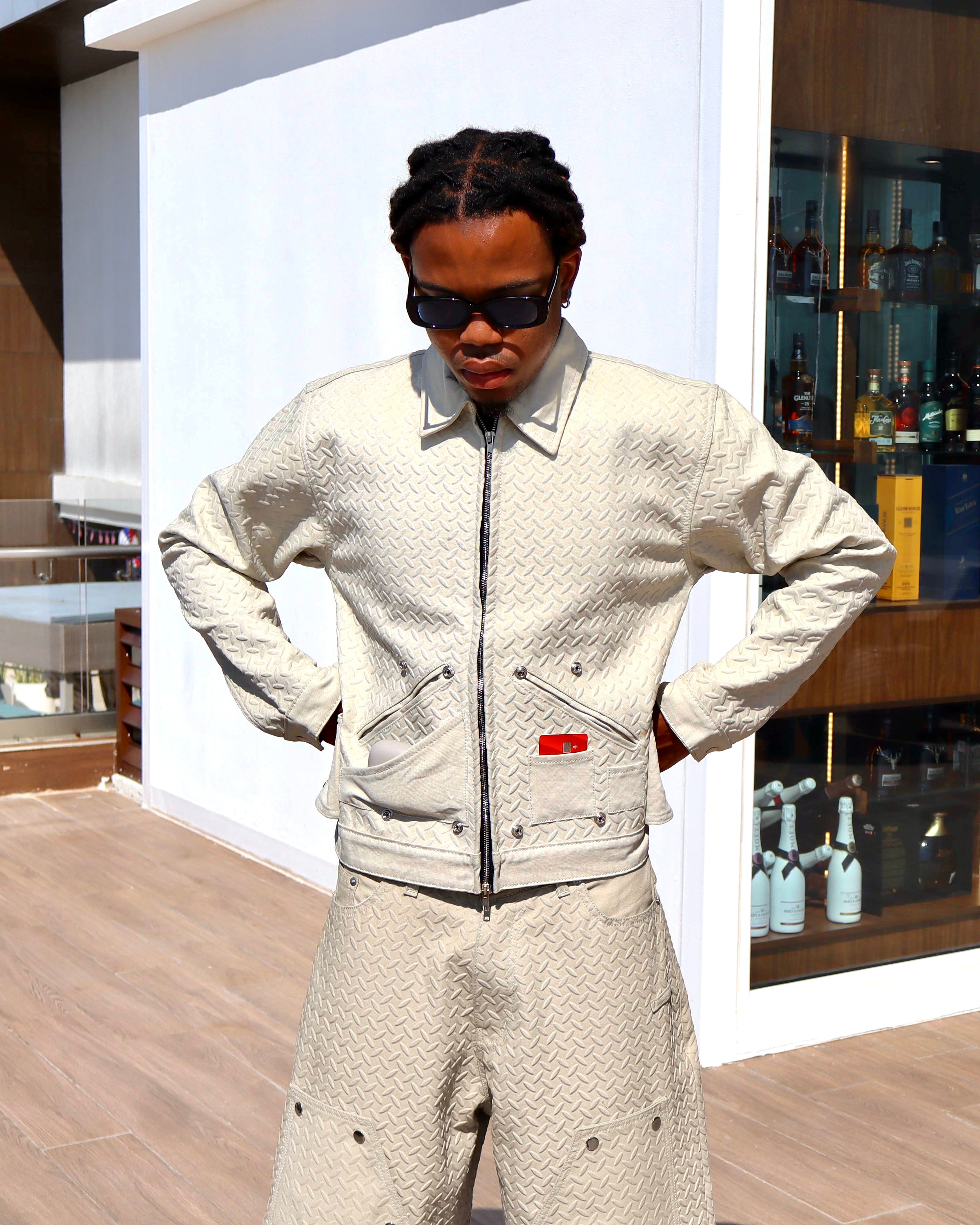 Tan "Sheet Metal"  Heavy Canvas Jacket V2