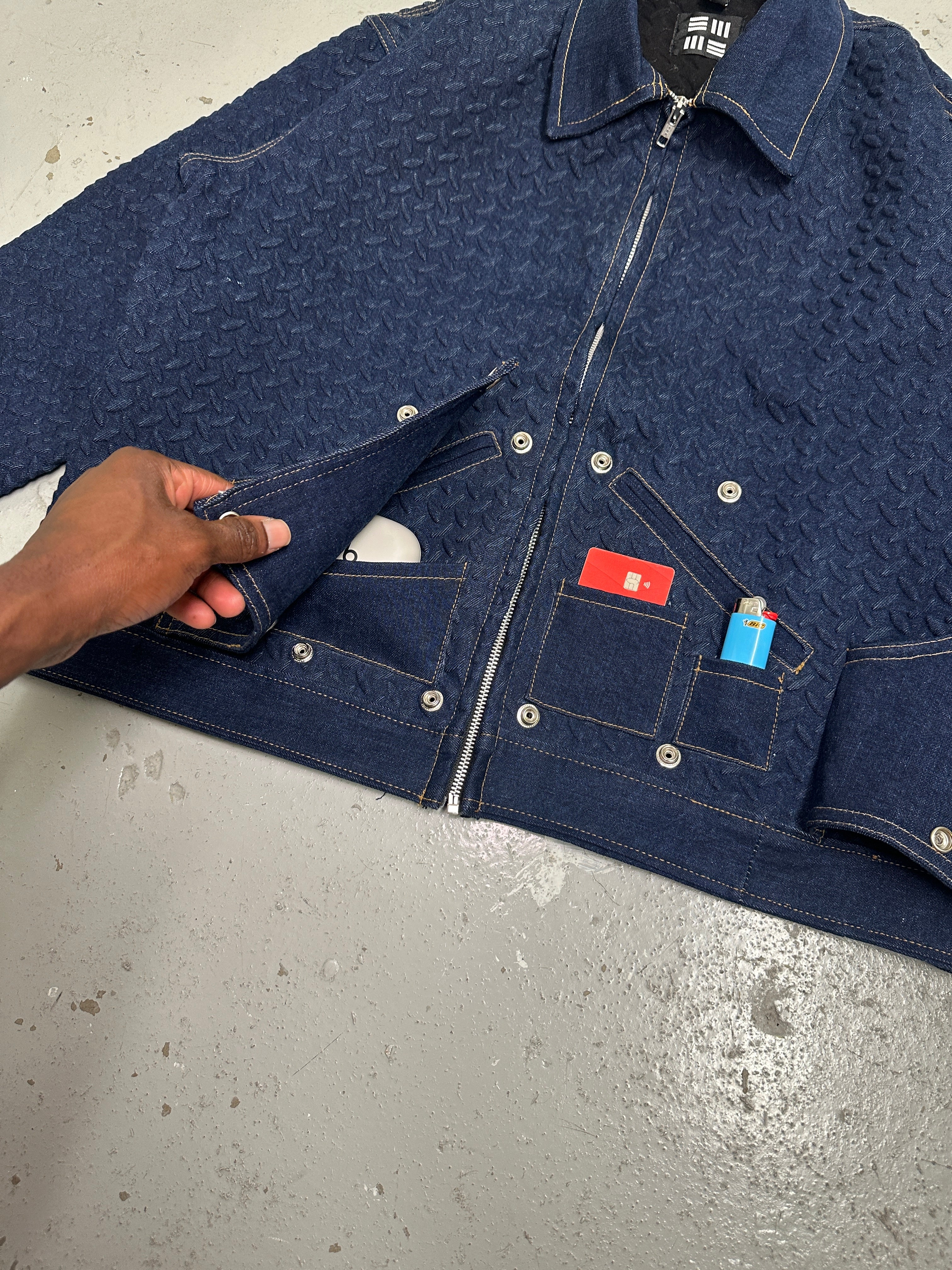 Indigo "Sheet Metal" Japanese Selvedge Denim Jacket V2