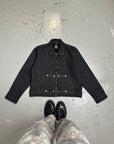 Black "Sheet Metal" Japanese Selvedge Denim Jacket V2