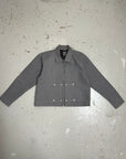 Cool Gray "Sheet Metal"  Heavy Denim Jacket V2