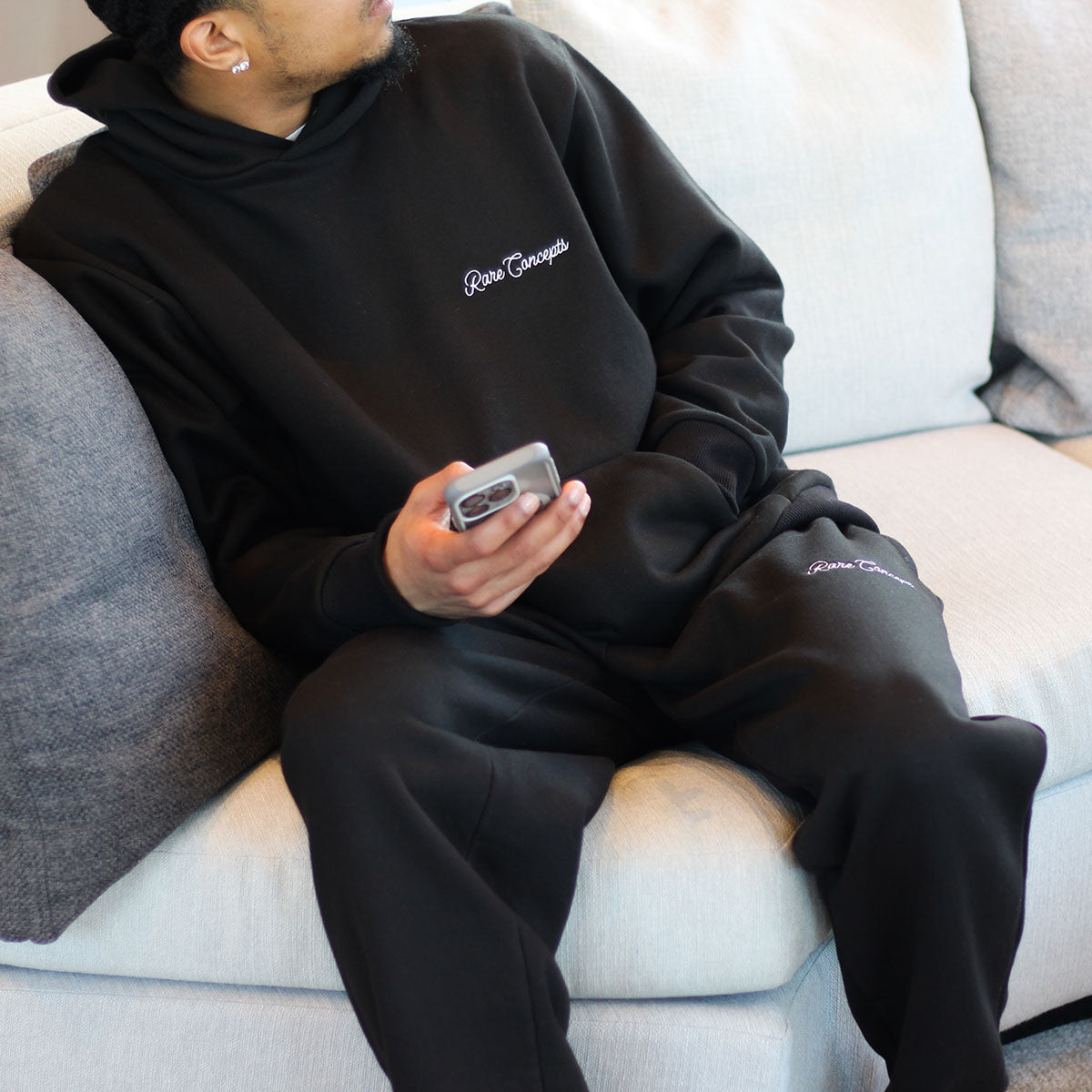 Cloud Comfort™ &#39;Laureate&#39; Sweatpants - Jet Black