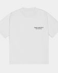 Heavyweight 'Artisan' Rhinestone Tee - White (Oversized)