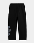 Luxury 'Artisan' Sweatpants - Black Rhinestone